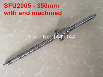 Шариковый винт SFU2005 - 350 мм + торцевая обработка для стандартной обработки BK/BF15