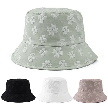 Шляпы-ведра с цветами для женщин, Весна 2023, Тонкая Рыбацкая шляпа, Женская Уличная Повседневная Солнцезащитная шляпа Bob Gorros в стиле хип-хоп