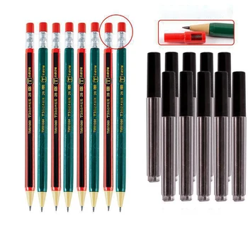 механические карандаши без заточки 2,0 мм, Автоматические карандаши Kawaii с точилкой, канцелярские принадлежности Kawaii для школы, канцелярские принадлежности