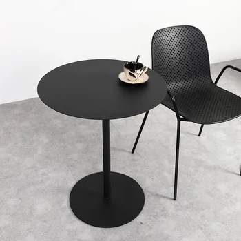 черный вспомогательный журнальный столик современный небольшой роскошный журнальный столик в скандинавском стиле диван в прихожей mesa вспомогательная мебель для театра